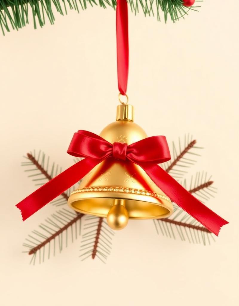 Gold Holiday Bells